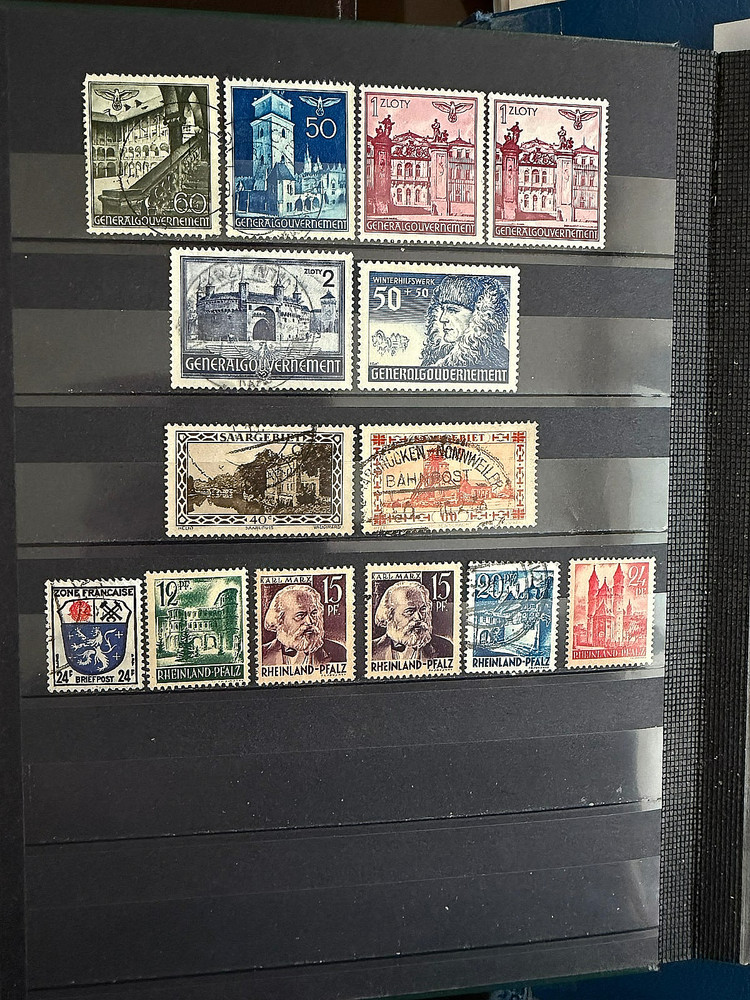 German Reich occupation of Poland in WW2 + France occupation Germany in WW1.