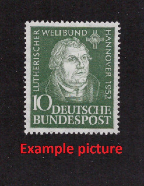 EB0149) GERMANY Mi 149, SC 689 MNH **, Original Gum, Martin Luther, 1952