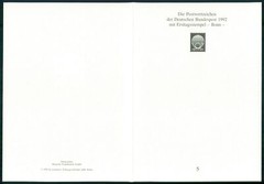 GERMANY FOLDER 1992/05 WAPPEN BLAZON BADEN-WÜRTTEMBERG