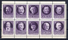 Bayern Fliegerdank Bogen Fliegerheim Marken Complete Purple (DA3296)
