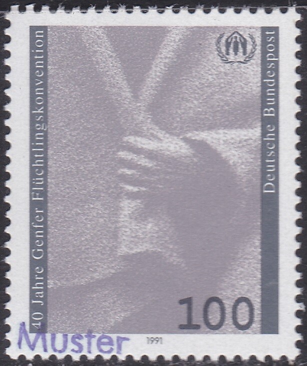 Specimen, Germany Sc1679 Geneva Convention on Refugees 40th Anniversary