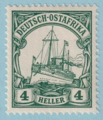 GERMAN EAST AFRICA 23 MINT LIGHTLY HINGED OG * NO FAULTS VERY FINE! – LQI