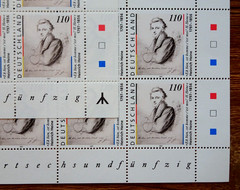 Federal KB No. 1962 I+II Clean Mint KB Frg Sheetlet With And Without Rune