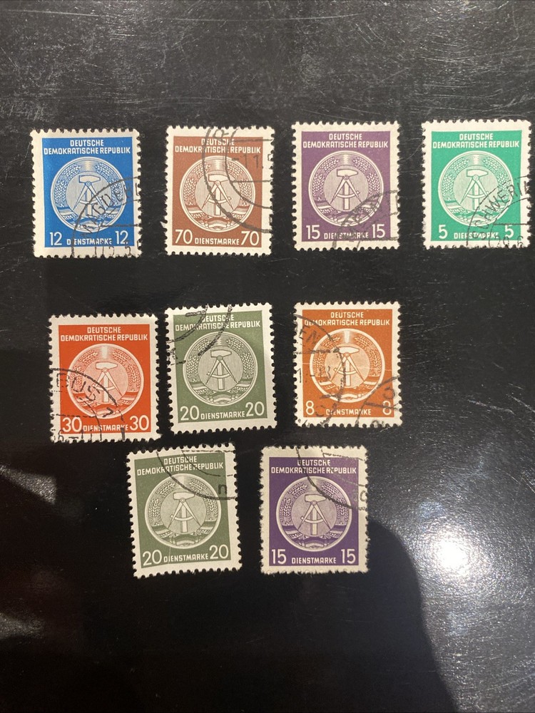 EAST GERMANY DDR Scott O Series Official Stamps 1954-56