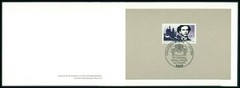 GERMANY MINISTER CARD 1986 BAVARIAN KING LUDWIG II VIP GIFT RARE!! h4194