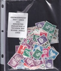 ODZ&GERMANY 350+ USED VG+ ASSORTED INDUSTRIE U TECHNIK SEE SCANS .698oz 1003