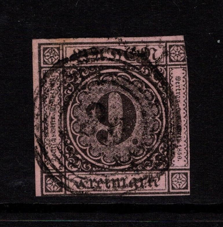 Germany Baden SC# 4 Used / 39? Number Cancel – S51648