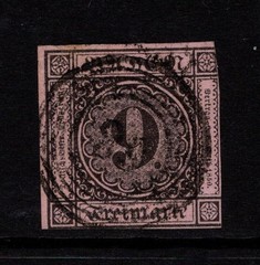 Germany Baden SC# 4 Used / 39? Number Cancel – S51648