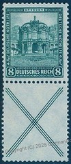 Germany Weimar 1931 Nothilfe Bauwerke Michel S92 MNH Zusammendruck Se-Tena 76761