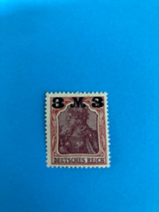 Germany MLH Stamp 1920-1921 Germany Deutsches Reich 3 Mark on 3 Mark