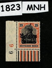 MNH Stamp Sc N17 Germany Occupation WWI 1914-1918 Belgium – Belgien #1823