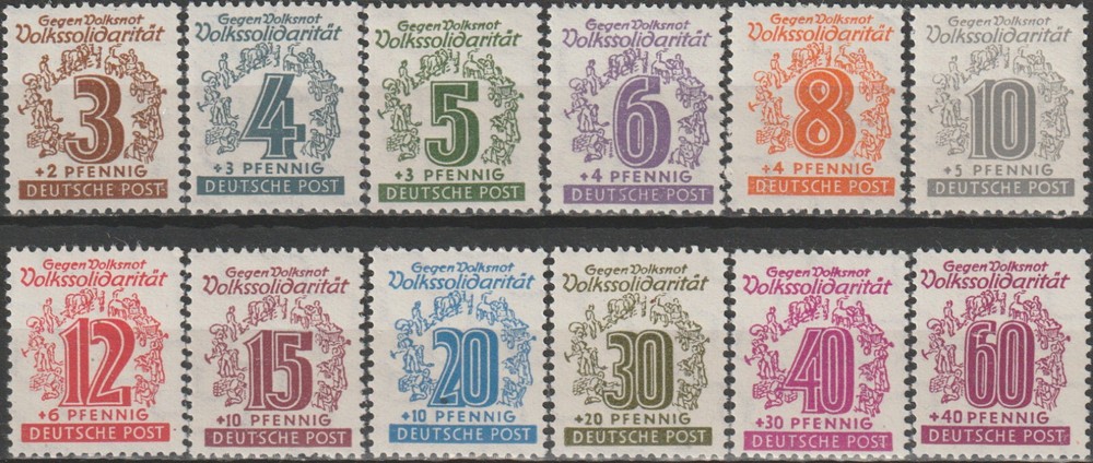 Germany-West Sachsen People’s Solidarity 1946 MNH-9,60 Euro