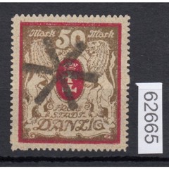 Danzig 1922 Mi.Nr. 100 X b stamped checked finding
