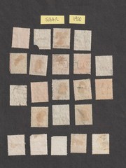 VINTAGE GERMANY – SAAR, 1920 & 1921 (38 all different stamps)