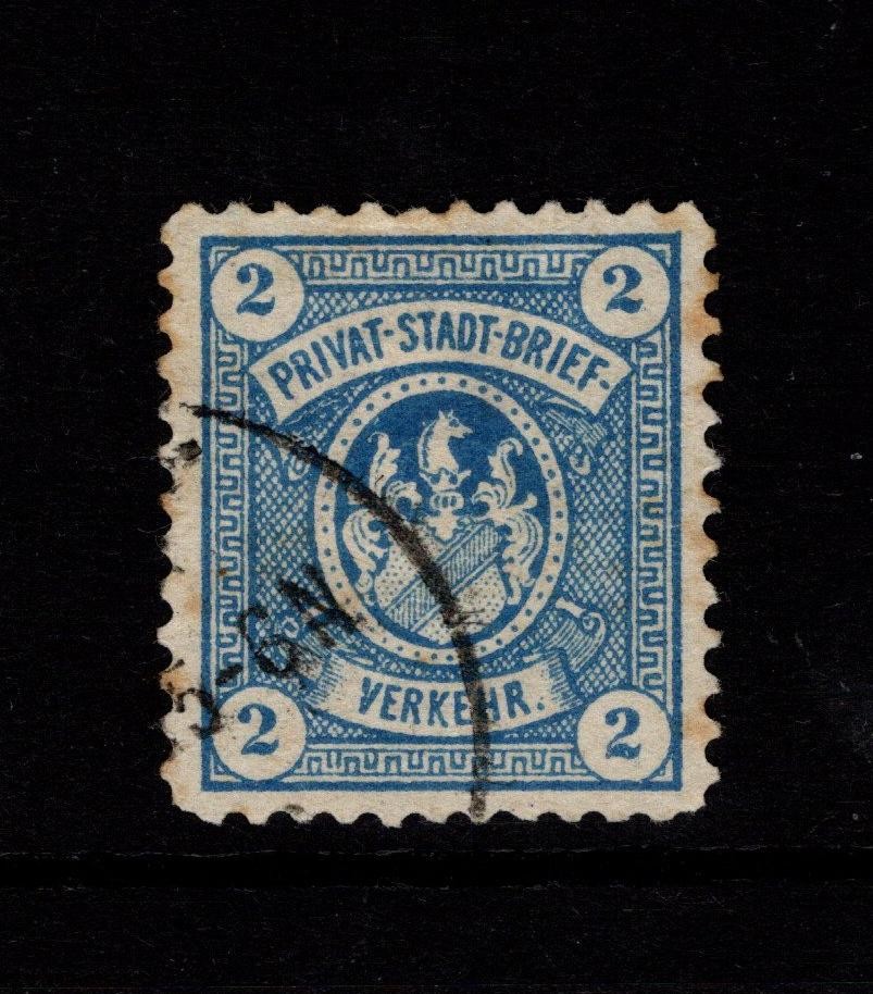 Germany 1897 Augsburg 2p Private Post Used – S47338