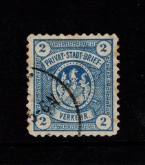 Germany 1897 Augsburg 2p Private Post Used – S47338