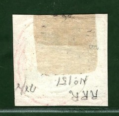 Germany BADEN 1851 6kr RED *154* Walldurn Numeral Piece Scott.3var ORANGE349