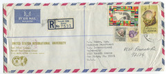 1995 Germany Airmail Cover to USA – 100pf WWII Commemorative + Label