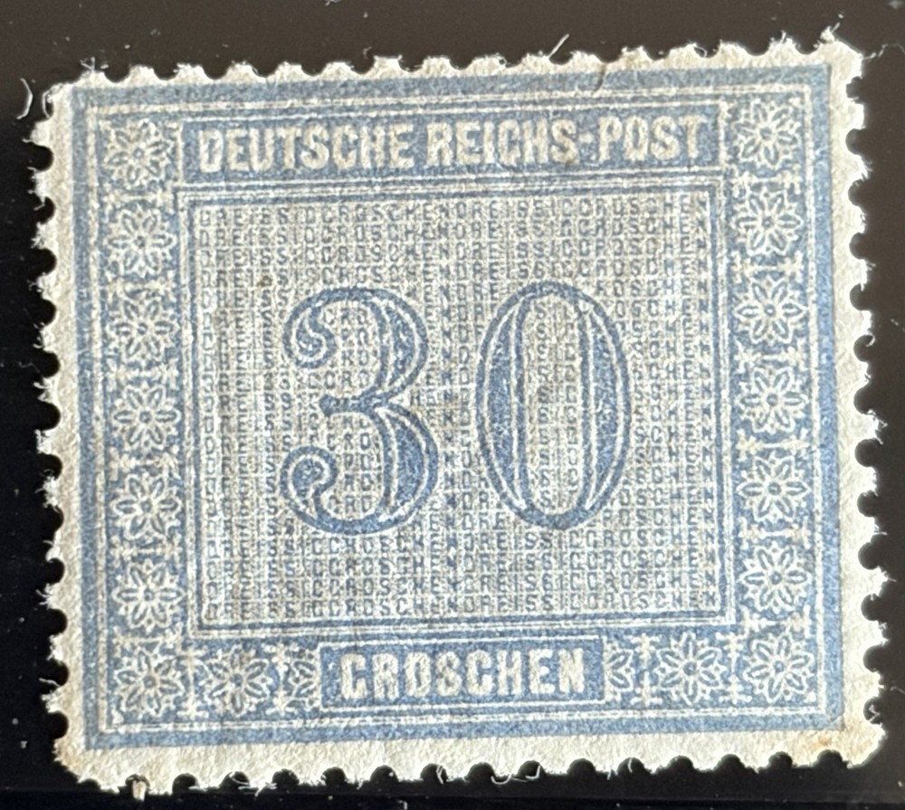 GERMANY – #13 Numeral 10Pfg Mint Hinged – CV $50