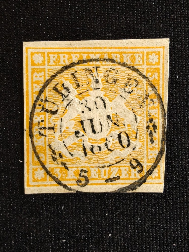 Wurttemberg #15 Used WDWPhilatelic (N2X) (5/26)
