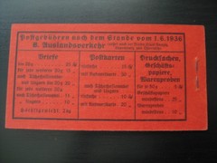 THIRD REICH Mi. #MH 36.2 scarce mint MNH stamp booklet! CV $600.00