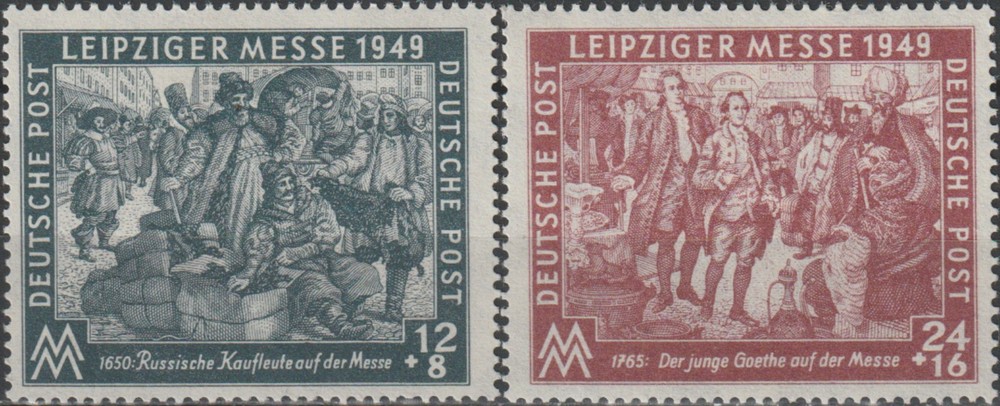 Germany-Soviet Zone Autumn Fair Leipzig 1949 MH-13 Euro