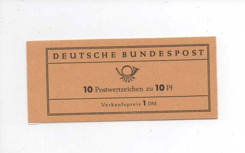 Germany Michel 6fa booklet of 10 mnh mint never hinged