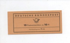 Germany Michel 6fa booklet of 10 mnh mint never hinged