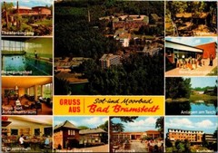 Vintage Greetings From Sol and Mud Bath Bad Bramstedt Postcard Posted