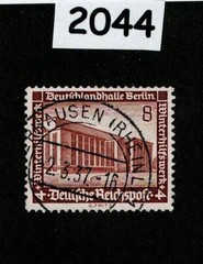 Used stamp Scott B97 1936 Winter relief Culture fund Germany #2044