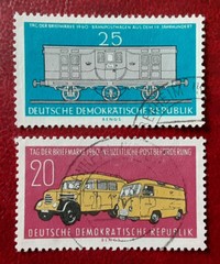 DDR Germany 1960 Used Stamp Day Mi 789-90 Scott 512-3 Yt 504-5 VF/XF 5040
