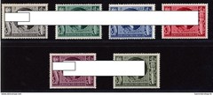 German Reich Michel numbers 844-849 mint never hinged