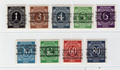 GERMANY AMERICAN BRITISH OCC 1948 UNISSUED I/I-IX/I PERFCT MNH EXPT SCHLEGEL BPP