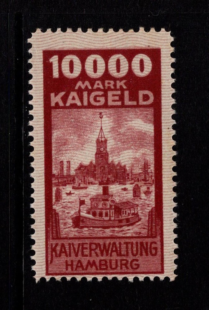 Germany Hamburg 1920s 10,000m Dock Fee Revenue MLH – S56848