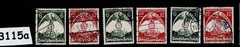 Used Stamp sets X3 Sc 465-466 1935 Third Reich Nuremberg Germany #3115a