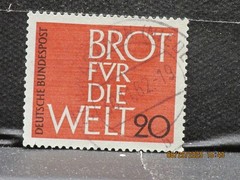 The listing is:(1)1962 Deutsche Bread for the World 20 Pfennig Postage Stamp-LH