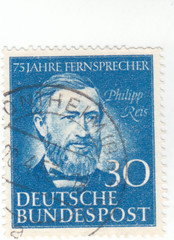 Germany – 30p Blue – Scott # 693 – Used