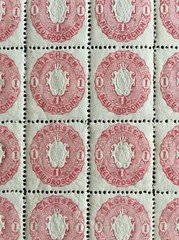 Saxony Germany 1863 1ng FULL SHEET MINT Sachen Alt Deutschland Bogen Stamps ,
