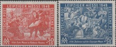 Germany-Soviet Zone Spring Fair Leipzig 1949 MH-10,50 Euro