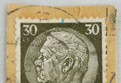 GERMANY ~ Deuirches Reich ~ Green Stamp 30 Heller ~ Cancelled/Posted ~ B304