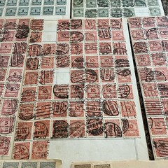 AMAZING GERMANY M&U STAMP RESELLER LOT WORLD WAR ONE ERA HYPERINFLATION, OVPTS