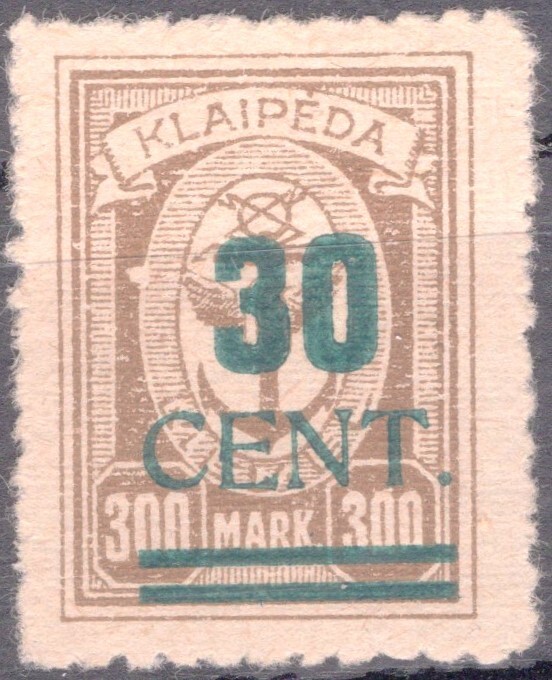 KLAIPEDA, YV # 183, M NO GUM