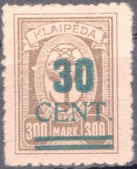 KLAIPEDA, YV # 183, M NO GUM