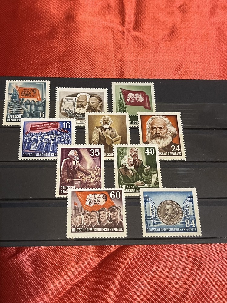 DDR, German Demo. Rep. 1953. SC# 137-146, Set of 10.M/NH/OG.