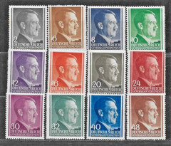 Germany, Gen. Govt. Hitler‘ heads Mi #71-82 MNH 1941 **