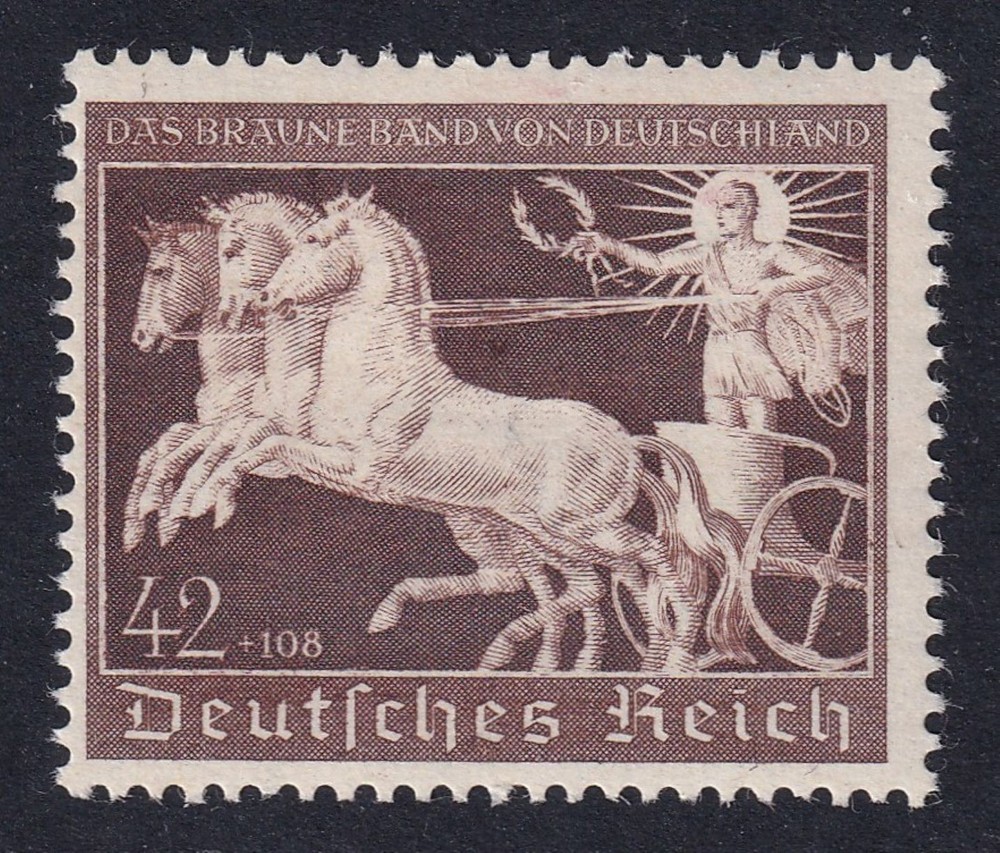 GERMANY 1940 Brown Ribbon SG 735 MH/* (CV £38)