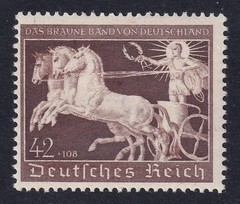 GERMANY 1940 Brown Ribbon SG 735 MH/* (CV £38)