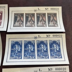 WWII WW2 German Waffen SS Stamps souvenir sheets Belgium Volunteers Legion 1942