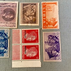 German Stamp Collection 1930’s -1940’s Hitler War WWII Libia Deutsches Reich VTG