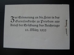 THIRD REICH Mi. #MH 32.4 scarce mint MNH stamp booklet! CV $300.00
